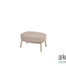Puglia footstool latte with cushion Latte